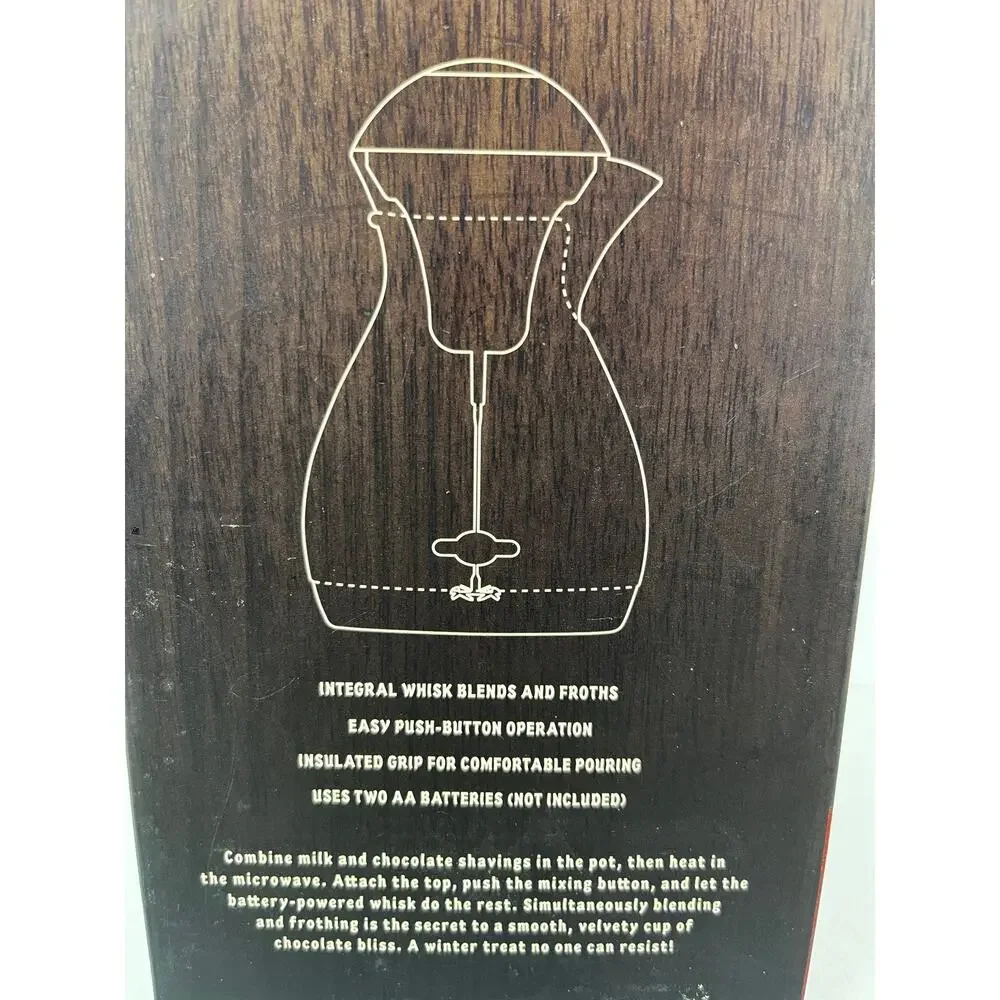 Williams Sonoma Hot Chocolate Pot Froth and Pour Pitcher